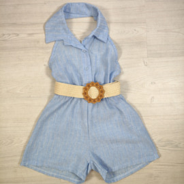 Blue Summer Glow Jumpsuit