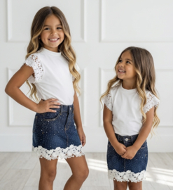 Your Chic Lace & Denim Outfit