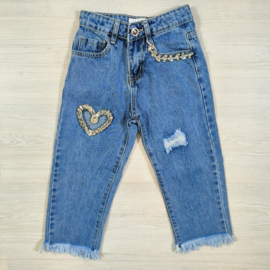 Diamond details jeans