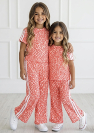 Girls Leopard Sport Set - oranje