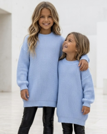 Keep me warm dress - lichtblauw
