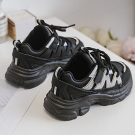 Cool girl sneakers - zwart