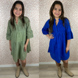Summer Whisper Dress - blauw of groen