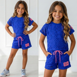 Lace Perfect Set - blauw