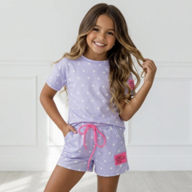 Perfect Polka Dot Summer Set - paars