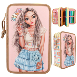 TOPModel 3-vaks etui HIPPIE HEART