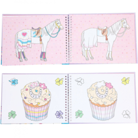 Miss Melody glitter Doodle Book met stiften