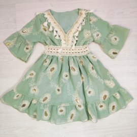 Sunset Golden Glow Dress - groen