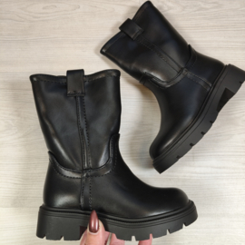 Western Chunky Boots - zwart
