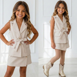Mini Boss Chic Set - Beige