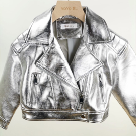 Your metallic jacket - zilver