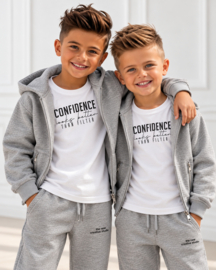 Confidence 3-Piece Tracksuit - grijs