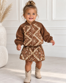 Golden boho baby set - bruin - verzenddatum 9 okt
