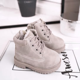 Grey Little timby boots