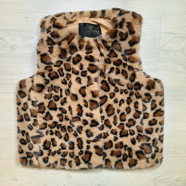 Soft leopard gilet