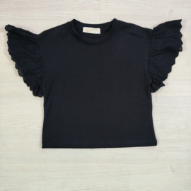 Girls Lace Sleeve Top