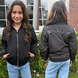 Lace up your bomber - zwart