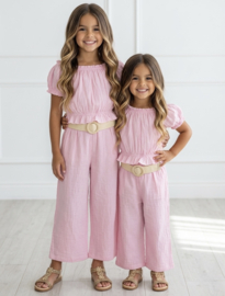 Boho Belted Summer Set - roze