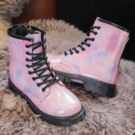 Lovely color boots - Pink