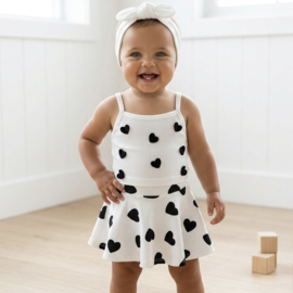 Little sweet hearts set - zwart