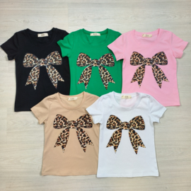 Take a bow leopard top