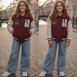 Lucky 1886 jacket - bordeaux