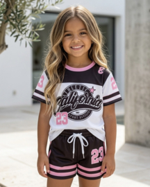 California College Vibes Set - zwart