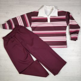 Brooklyn Polo Set - bordeaux