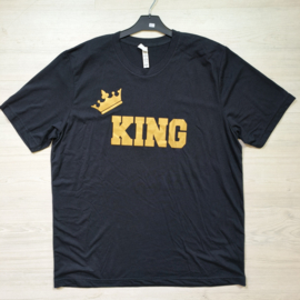 Gold The King tee