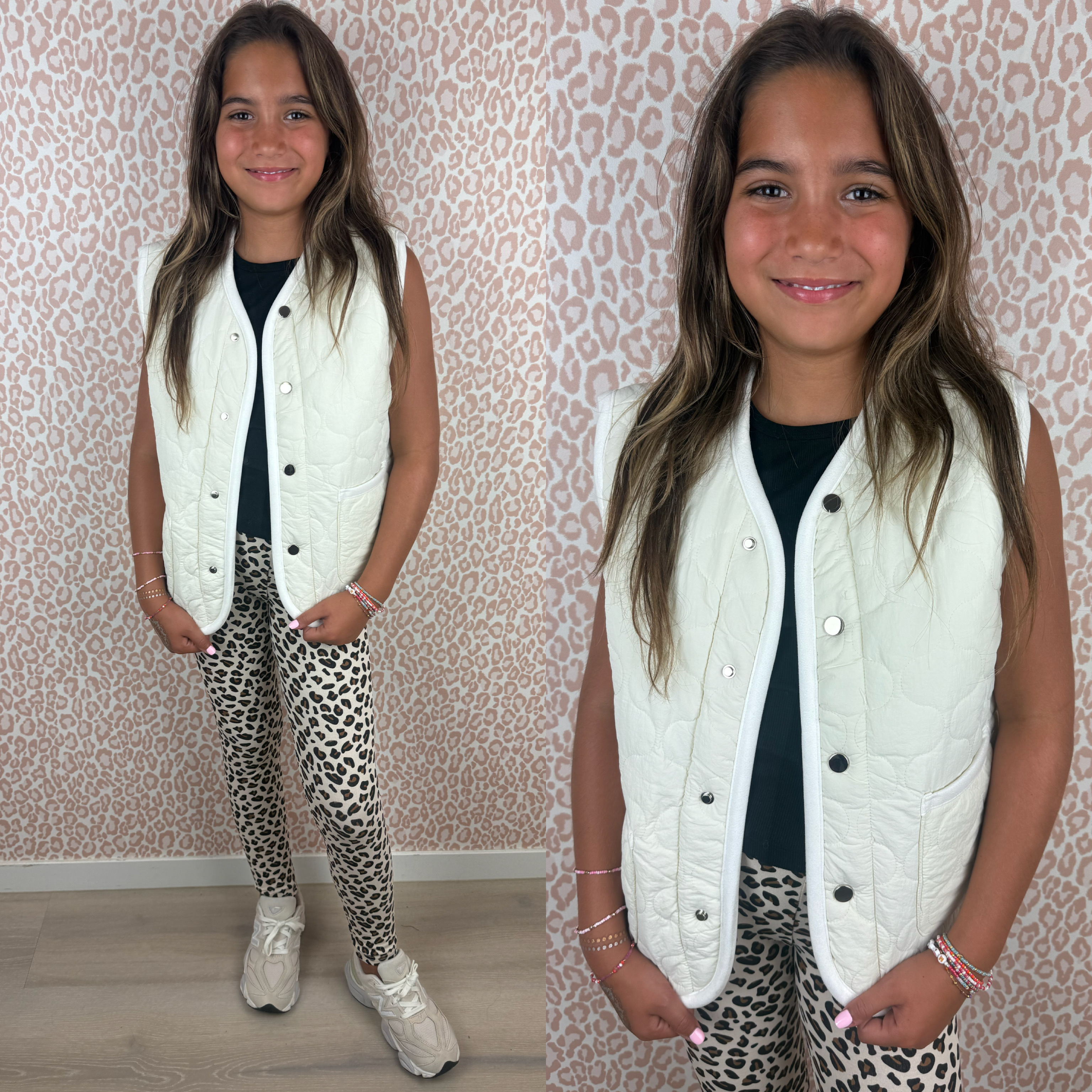 Reversible teddy gilet