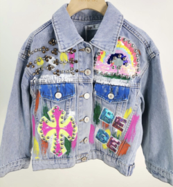 Your kiss denim jacket - Blue