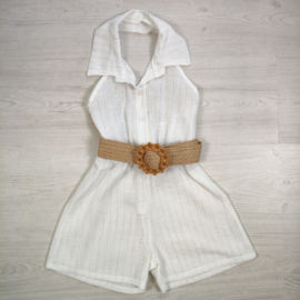 Ivory Summer Glow Jumpsuit