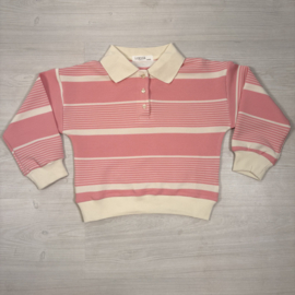 Candy Stripe Polo Sweater