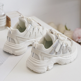 Cool girl sneakers - beige