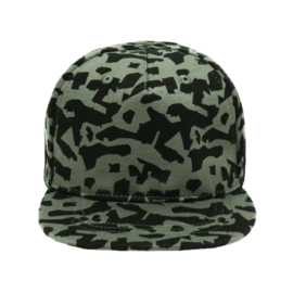 Printed cap - green