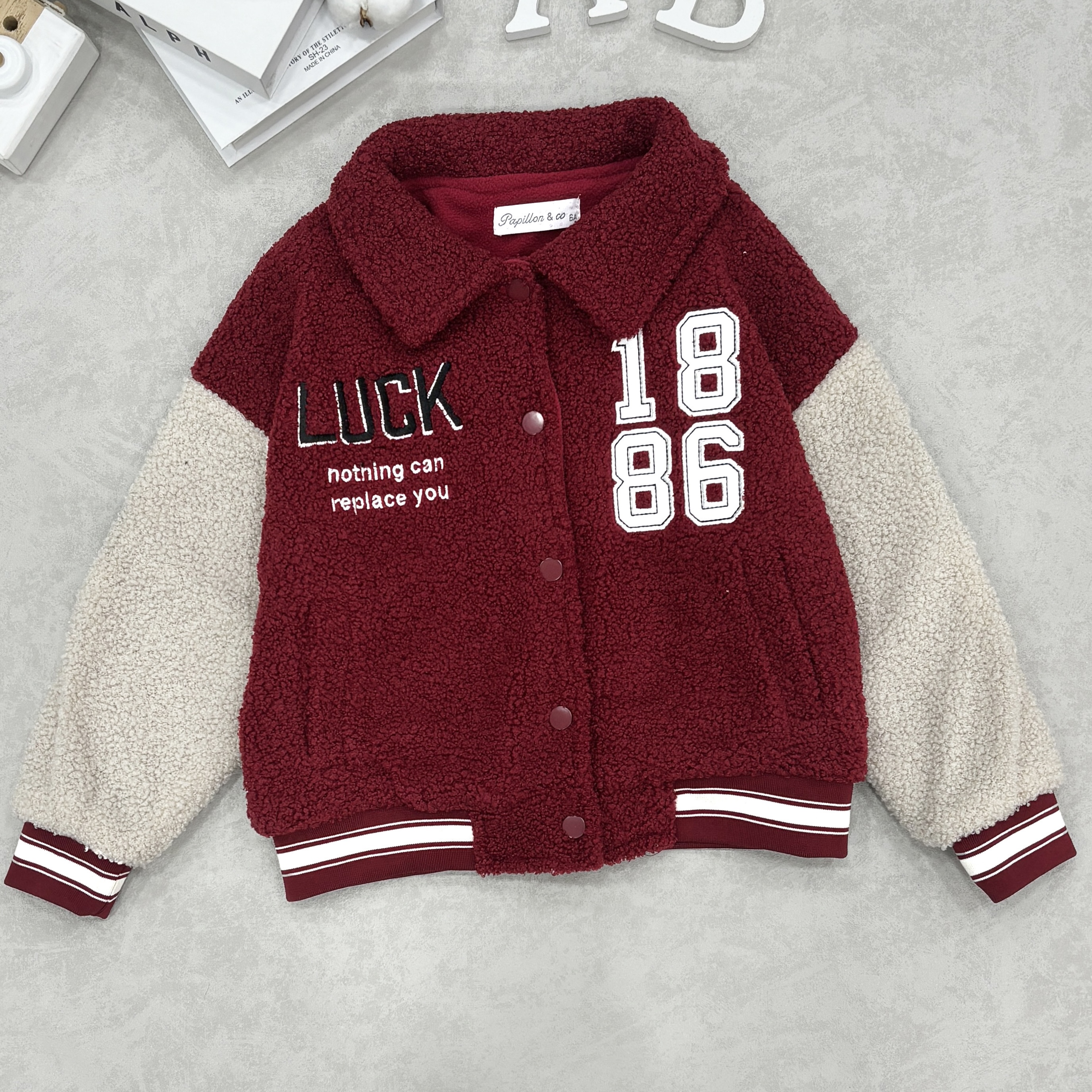 Lucky 1886 jacket - bordeaux