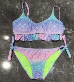 Mermaid in the sea bikini - Neongroen