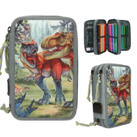 Dino World 3-vaks etui BITE