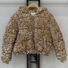 Ultimate paillet jacket - goud