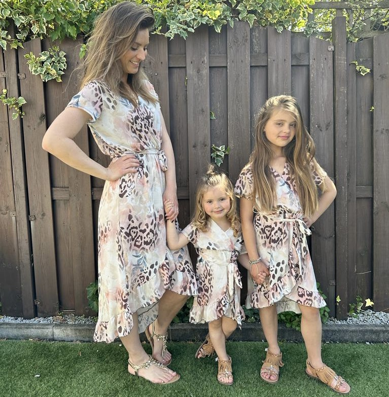 Gemakkelijk geest Helderheid Twinning jurkje | Moeder dochter kleding | Leopard