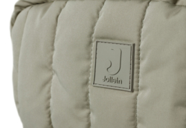 Toilettas "Jollein" puffed olive green, met of zonder naamborduring