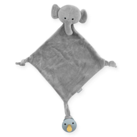 Speendoekje "jollein" olifant grijs, met of zonder naam geborduurd