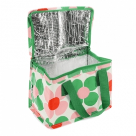 Koeltasje Rex London "Daisy pink/green" met of zonder naam geborduurd