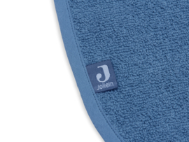 "Jollein" badstof slab,jeans blue, met of zonder naamborduring