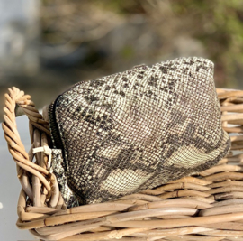 Toiletzak/Make-up tas, 100% leder "Paul Marius, Adèle"