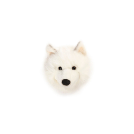 'Wild & Soft - Trophy'- Muurdecoratie Witte wolf Lucy