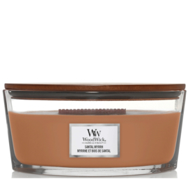"Santal Myrrh" WoodWick candle Ellipse