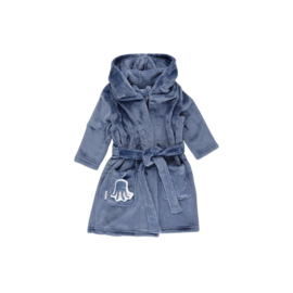 "LITTLE DUTCH" KAMERJASJE in fleece, 3-4j, jeans blue, met of zonder naamborduring