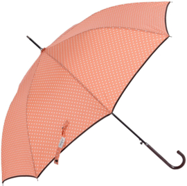 Paraplu, zacht oranje / wit