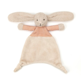 Knuffeldoekje/Soother "Jellycat" Jumble bunny + 1 naam geborduurd